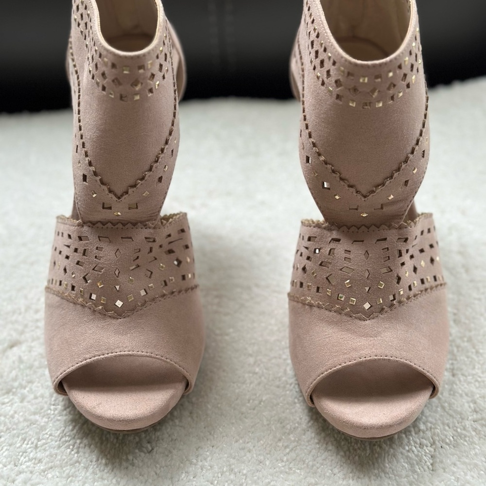 Jennifer Lopez Brushed Suede Shoes
